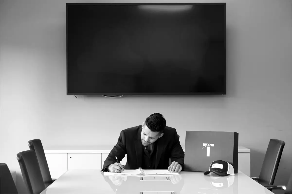 Albert Angarita, REALTOR®, at the Texava office at The Star in Frisco